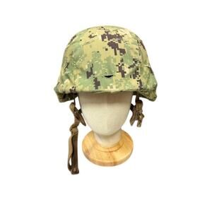 BAE Systems Military Lightweight Ballistic Helmet SPM1C1-10-C-0011 Green Size L